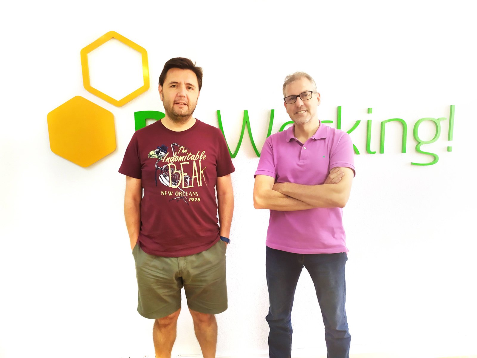 Ángel y Salvador, unos buenos tipos ingenieros informáticos
